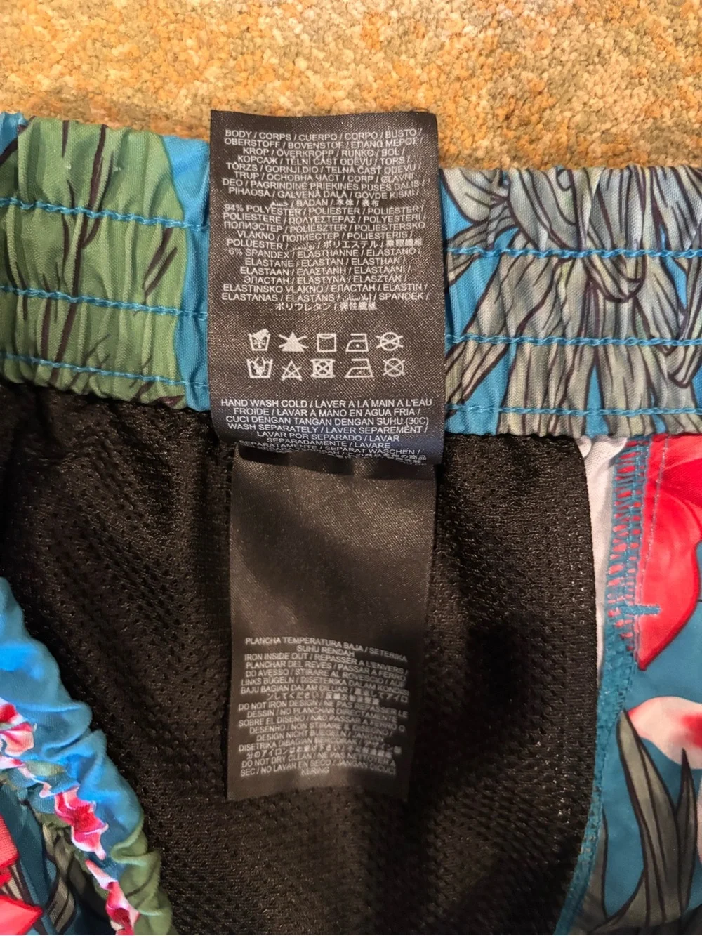 Hurley x 47 Texas Rangers Tropical Swim Trunks Men’s M